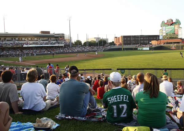 Supporters gather for the more authentic baseball experience, as the Dayton Dragons and the South Bend Silver Hawks do battle out on the diamond. Picture: John Grieshop/Getty Images