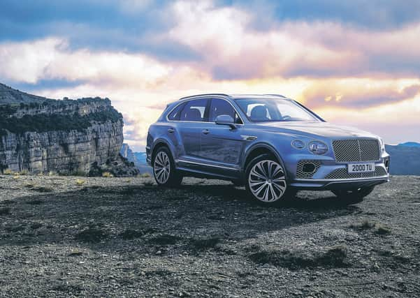 The new Bentley Bentayga