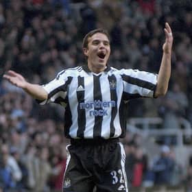 Laurent Robert in his Newcastle United heyday. Picture: Matthew Lewis/Getty Images