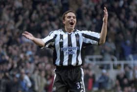Laurent Robert in his Newcastle United heyday. Picture: Matthew Lewis/Getty Images