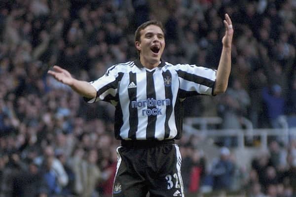 Laurent Robert in his Newcastle United heyday. Picture: Matthew Lewis/Getty Images