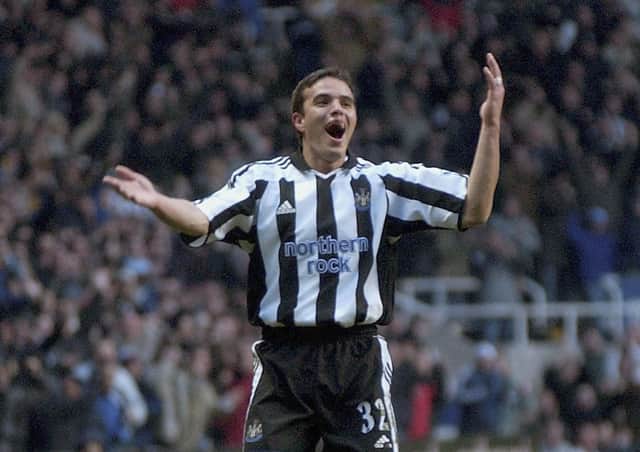 Laurent Robert in his Newcastle United heyday. Picture: Matthew Lewis/Getty Images