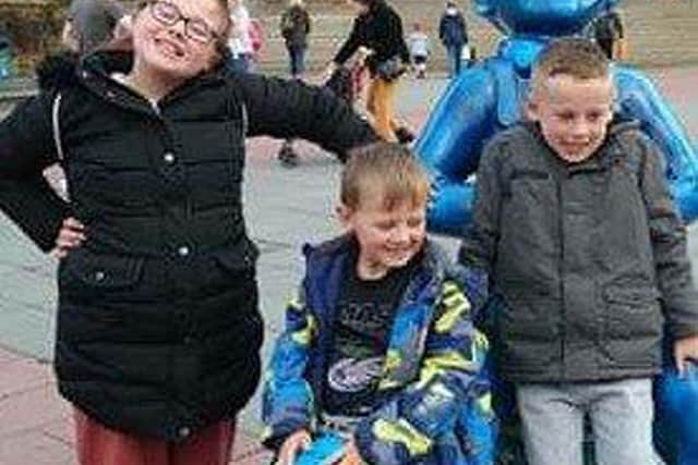 Fiona Gibson, 12, Alexander James Gibson, eight, and Philip Gibson, five, died in hospital after a fire at an upper cottage flat in Renfrewshire. Picture: Police Scotland/PA Wire