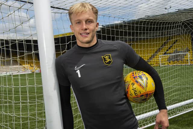 Rangers' Robby McCrorie is unveiled to the media as he signs for Livingston on a year long loan deal. Picture: SNS