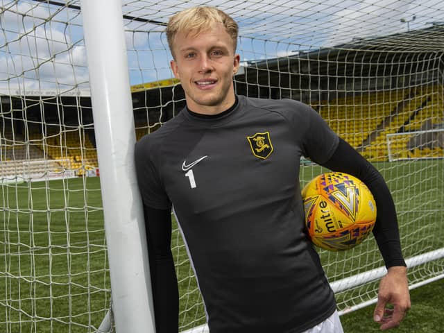 Rangers' Robby McCrorie is unveiled to the media as he signs for Livingston on a year long loan deal. Picture: SNS