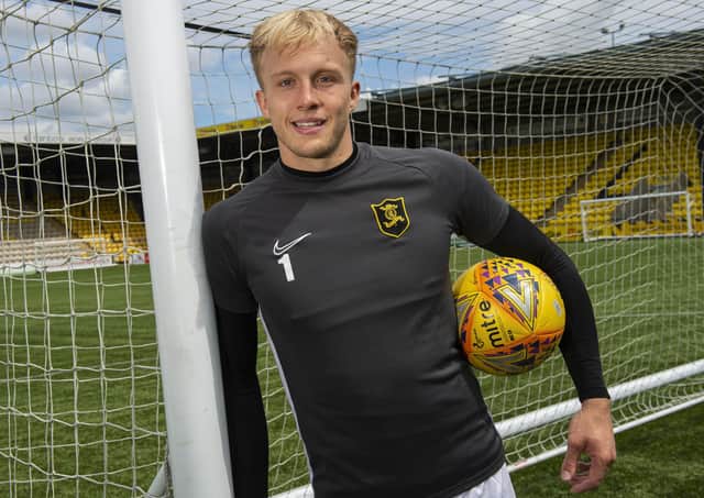 Rangers' Robby McCrorie is unveiled to the media as he signs for Livingston on a year long loan deal. Picture: SNS
