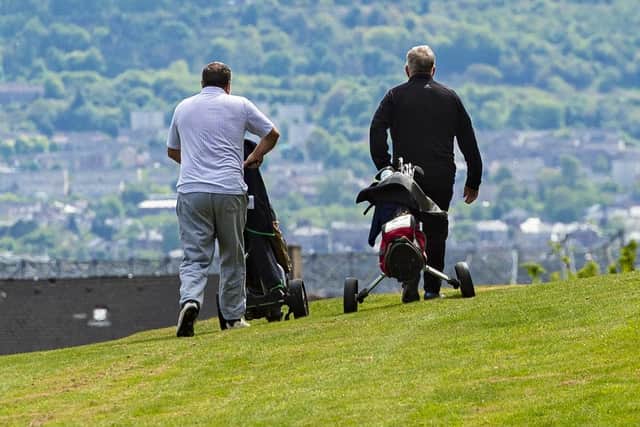 The majority of bookings at Scottish golf clubs are for two-balls and the sooner that is increased the better. Picture: SNS