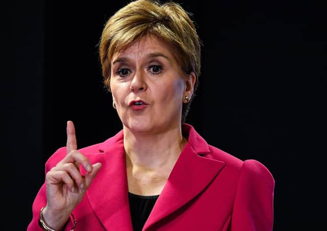 First Minister Nicola Sturgeon
