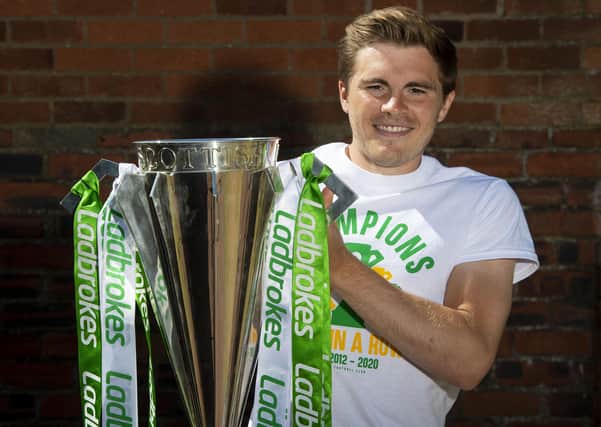 Winger James Forrest has been involved in all of Celtic's nine league championships in a row.