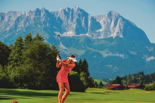 Kitzbuhel offers golf with a difference  plus all the benefits of a luxury resort. Picture: Michael Werlberger