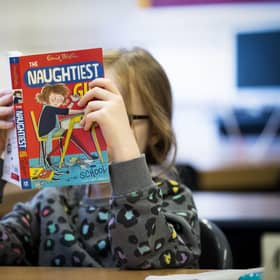 A pupil of a key worker in the classroom at Drummond Community High School in Edinburgh. Picture: Jane Barlow/PA Wire