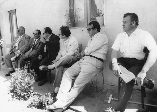 Mafia leaders under house arrest in Sicily in 1971 - would they applaud government logic? (Photo by Keystone/Getty Images)