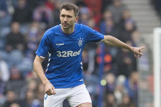 Gareth McAuley provoked an incensed response from Celtic supporters with his remark about their title triumph. Picture: Craig Foy/SNS