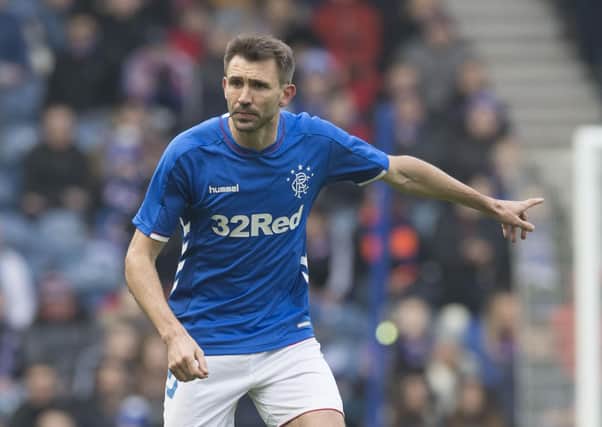 Gareth McAuley provoked an incensed response from Celtic supporters with his remark about their title triumph. Picture: Craig Foy/SNS