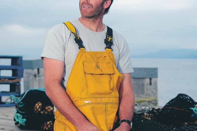 Guy Grieve on Mull where he has set up The Ethical Shellfish Co with his wife, Juliet.Pic Neil Hanna