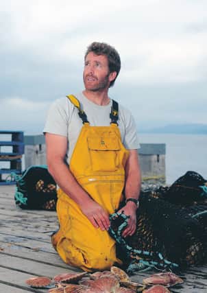 Guy Grieve on Mull where he has set up The Ethical Shellfish Co with his wife, Juliet.Pic Neil Hanna