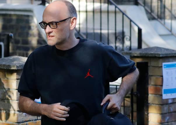 Number 10 special advisor Dominic Cummings leaves his home in north London (Picture: Tolga Akmen/AFP via Getty Images)
