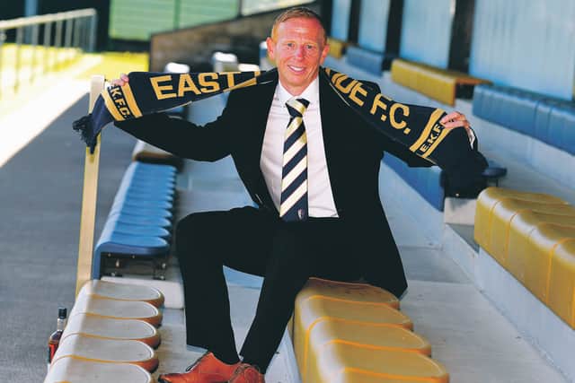 Stephen Aitken has been unveiled as the new manager of East Kilbride