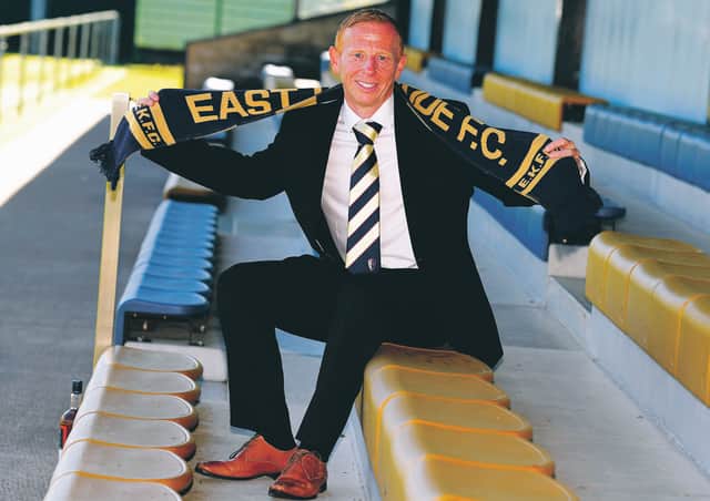 Stephen Aitken has been unveiled as the new manager of East Kilbride