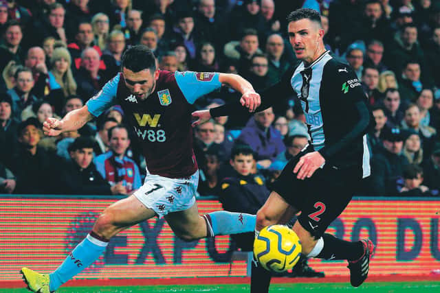 Aston Villa's John McGinn says there’s a reason he’s scoring more goals in England. Picture: Getty