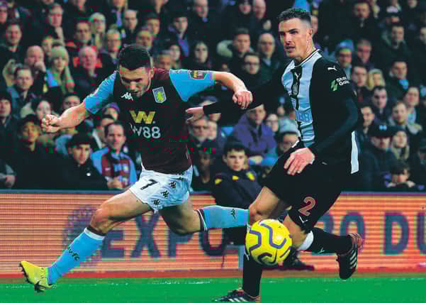 Aston Villa's John McGinn says there’s a reason he’s scoring more goals in England. Picture: Getty