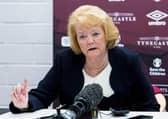 Ann Budge requires an 11-1 majority from Premiership clubs for her plan to be approved. Picture: SNS.