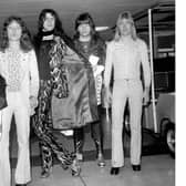 The 1970s hit band Sweet with, from left to right, Steve Priest, Mick Turner, Andy Scott and Brian Connolly (Picture: PA)