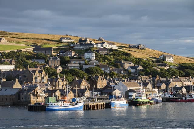 Stromness village in the Orkney islands