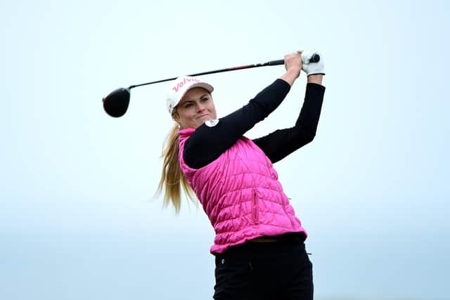 Carly Booth is among the 10 players taking part in the Paddy Power Golf Shootout at the Centurion Club in Hertfordshire. Picture: Getty.