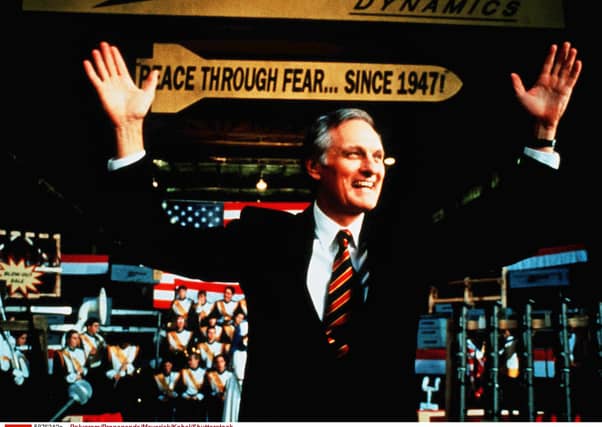 In the film Canadian Bacon, Alan Alda plays a US President who needs a war to up his profile. In the 1930s, the US had a real plan to invade its northern neighbour in the event of war with the UK (Picture: Polygram/Propaganda/Maverick/Kobal/Shutterstock)