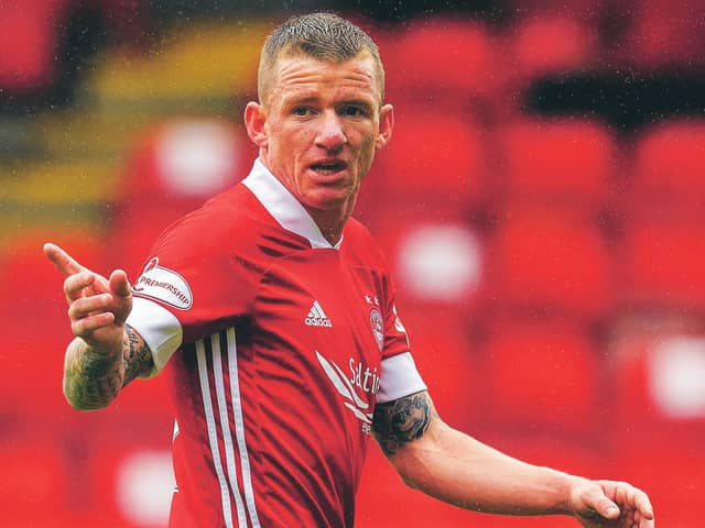 Aberdeen's Jonny Hayes did an interview with Red TV to try and 'clear the air'. Picture: Craig Williamson/SNS Group