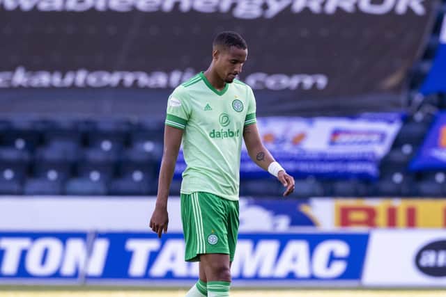 Christopher Jullien trudges off the pitch at Rugby Park following Sunday’s 1-1 draw with Kilmarnock. Picture: Craig Williamson/SNS