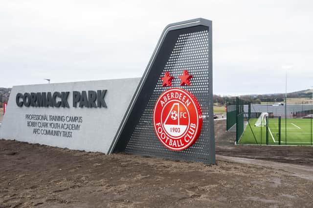 Aberdeen provided a document to show stringent measures have been undertaken at the club’s training ground, Cormack Park. Picture: Bill Murray/SNS Group