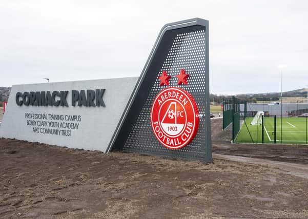 Aberdeen provided a document to show stringent measures have been undertaken at the club’s training ground, Cormack Park. Picture: Bill Murray/SNS Group
