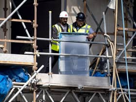 Working at a great height brings danger