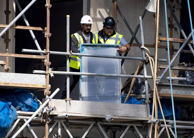 Working at a great height brings danger