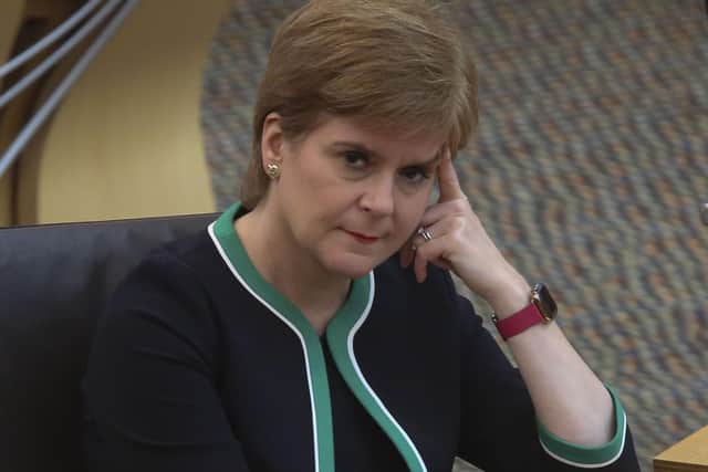 First Minister Nicola Sturgeon. Picture: Fraser Bremner/Getty Images