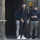 West Ham United forward Albian Ajeti was in Glasgow ahead of a proposed move to Celtic. Picture: Craig Foy / SNS