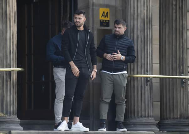 West Ham United forward Albian Ajeti was in Glasgow ahead of a proposed move to Celtic. Picture: Craig Foy / SNS