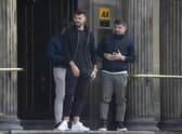 West Ham United forward Albian Ajeti was in Glasgow ahead of a proposed move to Celtic. Picture: Craig Foy / SNS