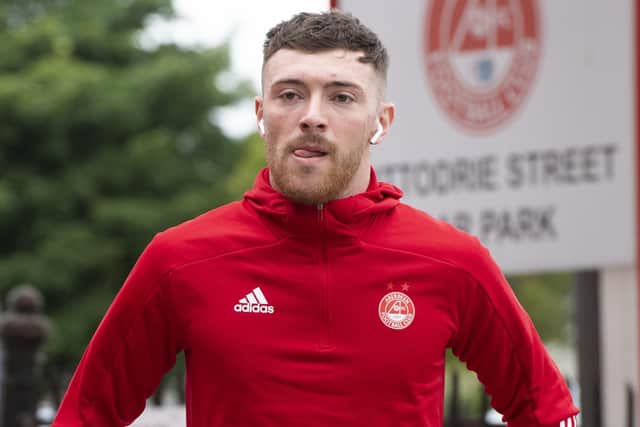 Aberdeen's Ryan Edmondson injured his ankle in training. Picture: SNS