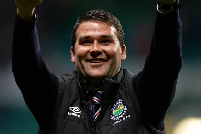 Linfield manager David Healy. Picture: Mark Runnacles/Getty Images