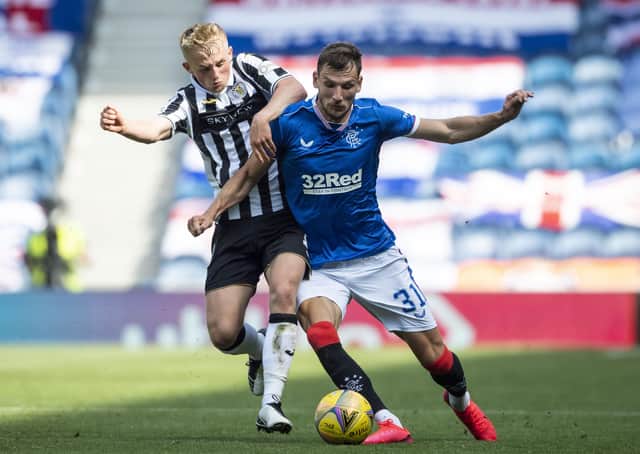 Rangers’ left-back Borna Barisic is likely to attract attention from other clubs, but manager Steven Gerrard insists he is not for sale. Picture: Getty.