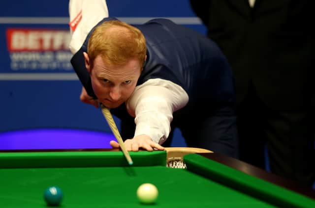 Anthony McGill's valiant run at the World Championship was halted at the semi-final stage but the Scot said he took a lot of pride from his performance at The Crucible. Picture: Nigel Roddis/Getty Images