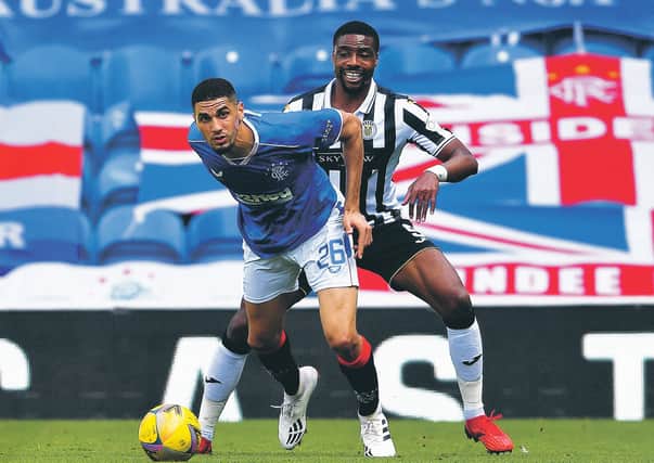 Rangers' Leon Balogun has looked strong, quick and good in the air. Picture: Craig Foy / SNS