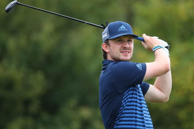 Overnight leader Connor Syme, who signed off with a level-par 71, was overtaken by in-form Englishman Sam Horsfield in the Celtic Classic in Wales. Picture: Getty.