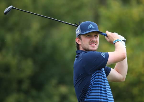 Overnight leader Connor Syme, who signed off with a level-par 71, was overtaken by in-form Englishman Sam Horsfield in the Celtic Classic in  Wales. Picture: Getty.