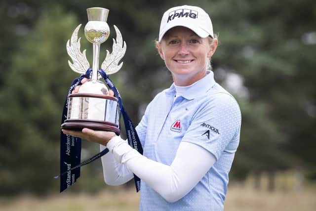 The Ladies Scottish Open gained a great champion when Stacy Lewis claimed the title at the Renaissance Club. Picture: PA