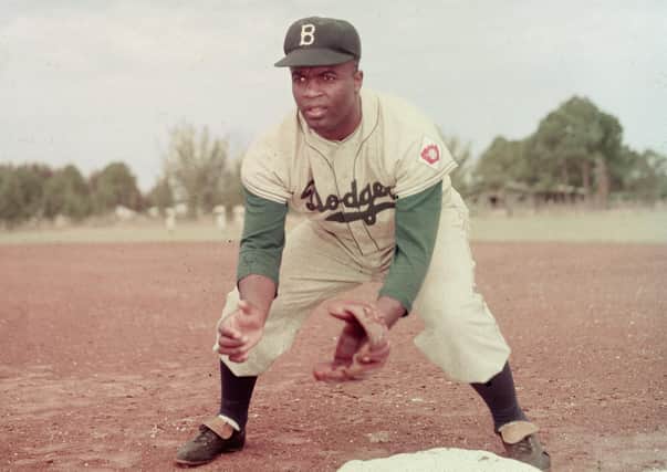 Jackie Robinson of the Brooklyn Dodgers became the first African American to play in Major League Baseball. Picture: Getty Images