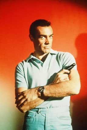 Sean Connery as James Bond in a still from the Bond film Dr. No